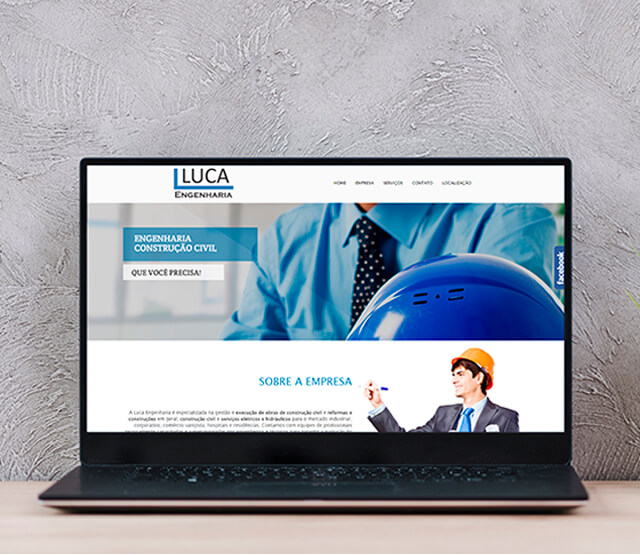Website Luca Engenharia