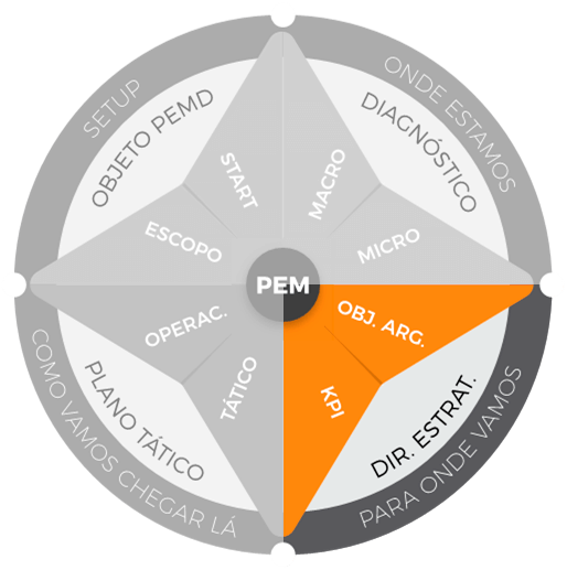 Etapa de direcionamento estratégico do PEMD